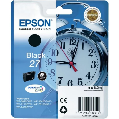  kartuša Epson T27 (T2701) črna/black - original