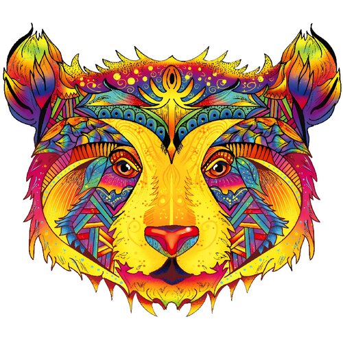 IZMAEL Lesene puzzle - Color Bear / M Cene