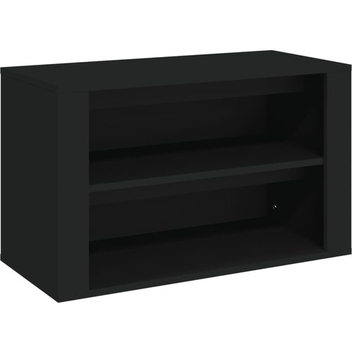 Maison Chic Regal za čevlje - Polica za čevlje črn 75x35x45 cm inženirski les, (21777744) Cene