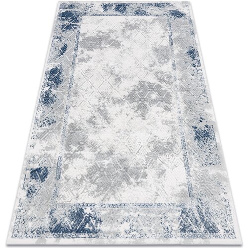RugsX Preproge Preproga AKRIL VALS 1738 Okvir, romi slonova 80x100 cm Modra Cene