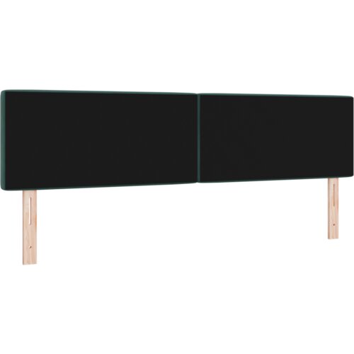 LED uzglavlje s kristalnim dugmadi tamno zelena 90 cm bar&amp;scaron;un Slike