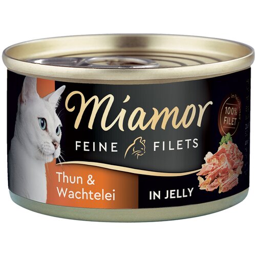 Miamor Varčno pakiranje: Feine Filets 24 x 100 g - Tuna & prepeličja jajca v želeju Cene