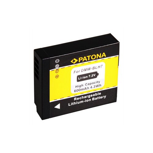 Patona Baterija DMW-BLH7 za Panasonic Lumix DMC-GM1 / DMC-GM5, 600 mAh Slike