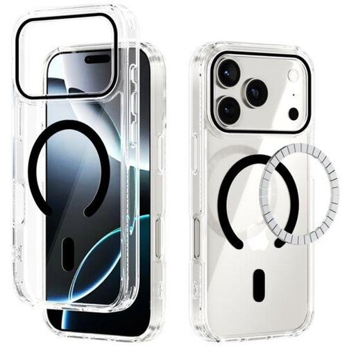 Chameleon Gumiran magnetni ovitek (TPU Magnetic) za Apple iPhone 17 Pro Max, črn Cene