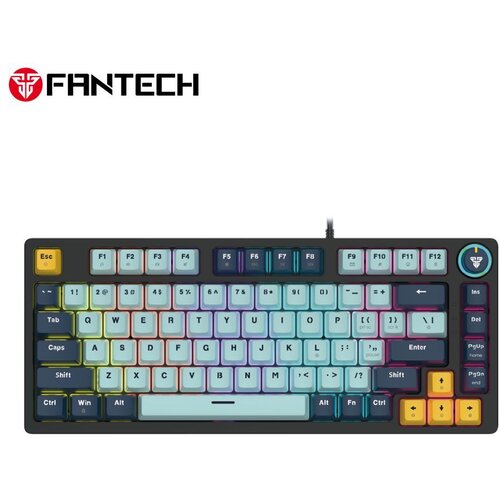 Fantech tastatura mehanička gaming MK875 rgb atom 81 skyblue (taro switch) Slike