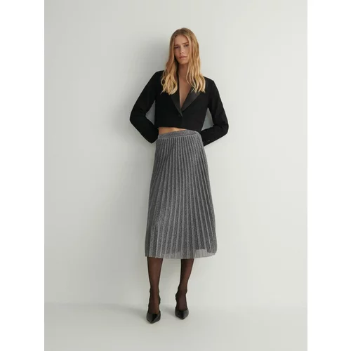 Reserved Ladies` skirt - srebrna
