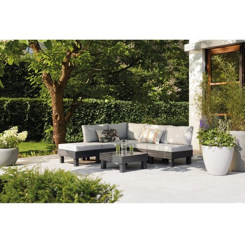 Keter Baštenski set Cantara elements 5 seater/ grafit Cene