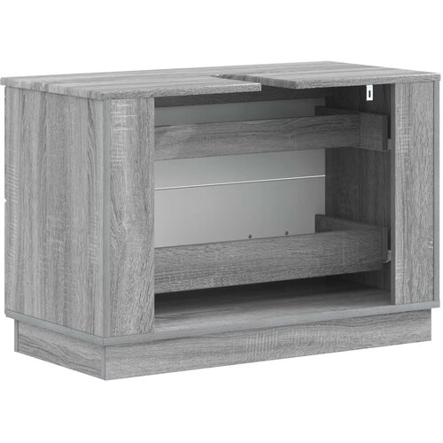  Kupaonski ormarić za sudoper HOORN Siva Sonoma 82 x 41 x 56 cm - Siva Sonoma Slike