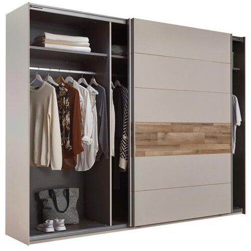 Modern Living omara z drsnimi vrati cadore, barva &amp;scaron;ampanjca, hrasta, 270cm Slike
