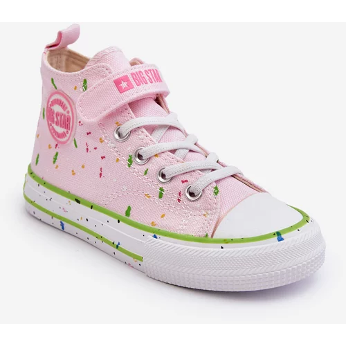 Big Star Children's Floral Sneakers Pink