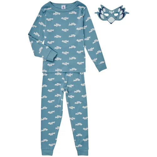 Petit Bateau Pižame & Spalne srajce CHOUCROUTE Modra