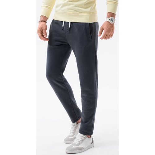 Ombre Spodnji deli trenirke Mo&amp;scaron;ke hlače (P866DARK-GREY) pisana Slike