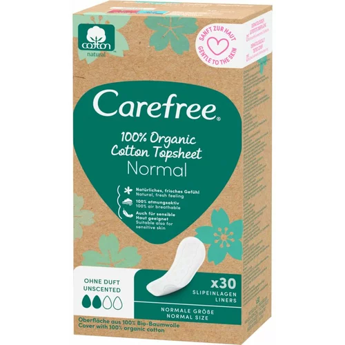 Carefree Organic Cotton Normal dnevni vložki 30 kos