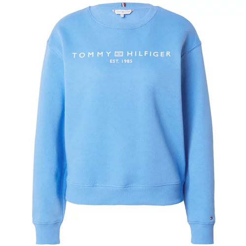 Tommy Hilfiger Sweater majica svijetloplava / bijela