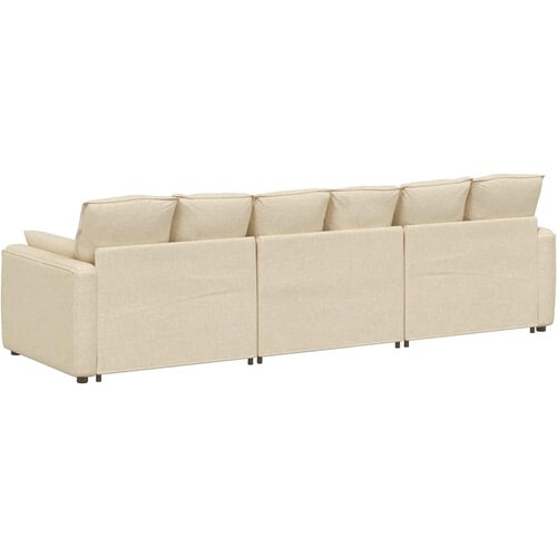  Modularna sofa s jastucima krem boje Slike