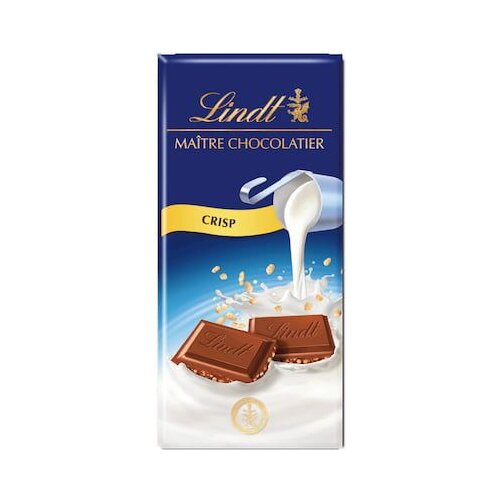 Lindt Ma&amp;icirc;tre Chocolatier - mlečna čokolada s hrustljavimi krispiji Slike