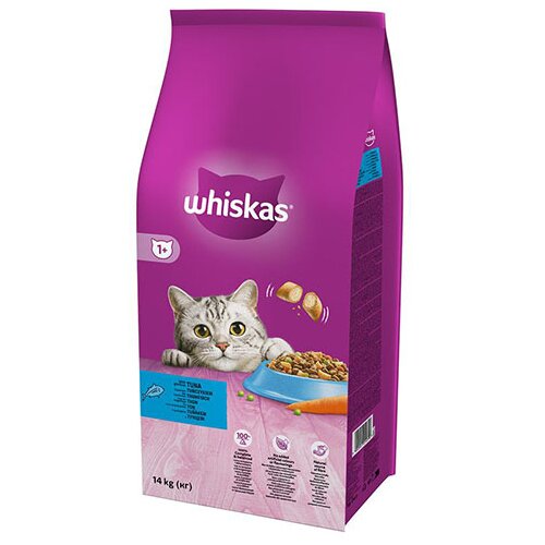 Whiskas granule za odrasle mačke – Tunjevina 14kg Slike