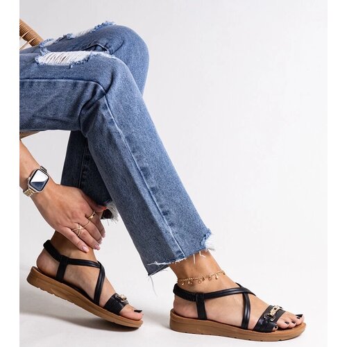 D/CEO Black sandals on a block heel Millo Slike