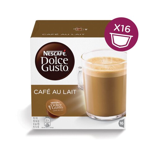 Nescafe Nescaf&amp;eacute; Dolce Gusto kapsule Caf&amp;eacute; au Lait 160g (16 kapsula) Slike