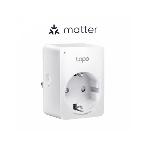 Tp-link Tapo P110M Smart 230V strujna šuko utičnica do 16A – 3.68KW, WiFi 802.11b/g/n, Matter-Certified, udaljeni pristup, on/off po zadatom rasporedu ili u slučajno vreme, Energy Monitoring, Tapo app Cene