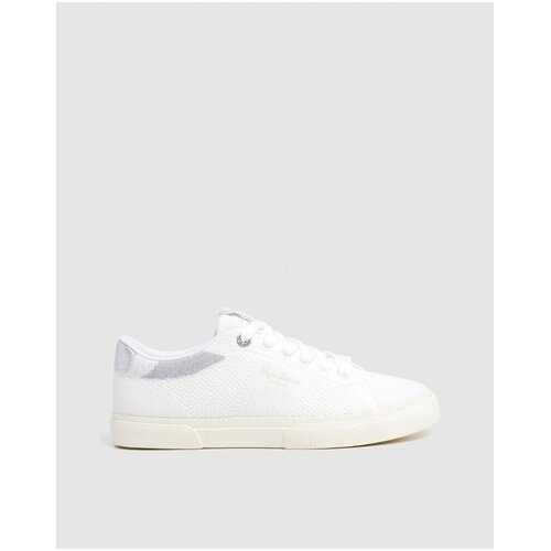 PepeJeans Modne superge PLS31601 KENTON KNIT W Bela Slike