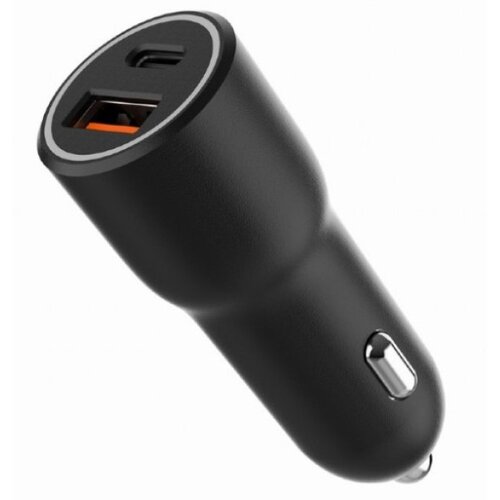 Gembird TA-UC-AC2PDQC38-CAR-01 2-port USB brzi punjac za auto, Type-C PD, 38W, black Slike