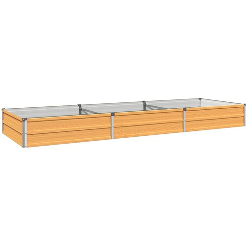  Povi&amp;scaron;eni vrtni krevet Prirodna 240 x 80 x 24 cm Slike