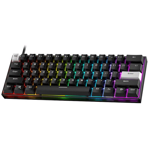 Fantech Tastatura mehanička Gaming MK857 RGB Maxfit61 FROST crna (blue switch) Cene