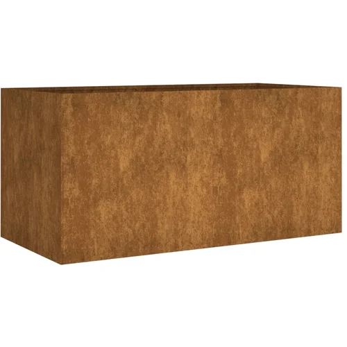 Maison Chic Cvetlično korito - Cvetlični Lonec 80x40x40 cm corten jeklo, (21788596) Maison Chic Cvetlično korito - Cvetlični Lonec 80x40x40 cm corten jeklo, (21788596)