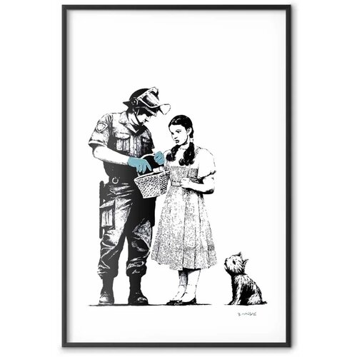  Plakat - Dorothy and the Policeman 60x90 Crni okvir Slike