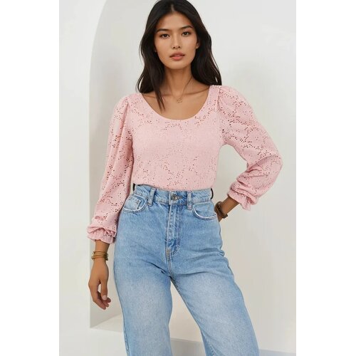 Trend Alacati Stili Ženski bodi Alc-X14889, Roze Cene