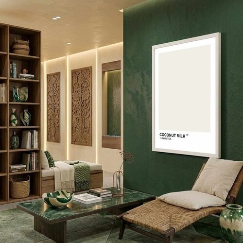 WALLXPERT BC11780_3545 Multicolor Decorative Framed MDF Painting Cene