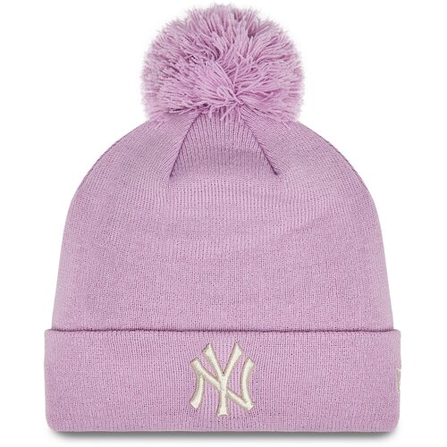 New Era Ženska kapa METALLIC POM BEANIE, Ljubičasta Slike