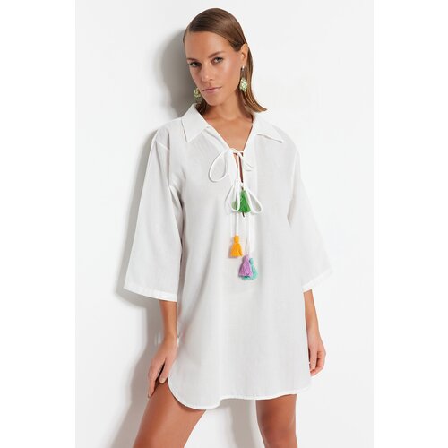 Trendyol Dress - White - Shirt dress Slike