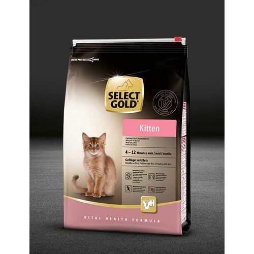Select Gold cat kitten poultry&rice 10kg Slike