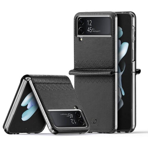 Dux ducis futrola  bril leather za samsung galaxy z flip 4 5G crna Cene