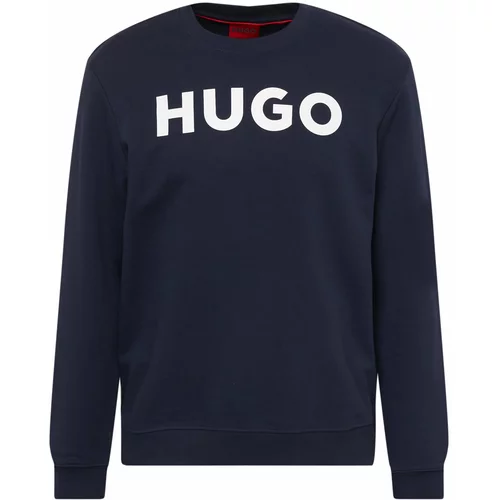 Hugo Sweater majica 'Dem' tamno plava / bijela