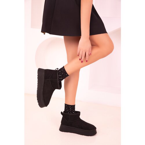 Soho Black Suede Women's Boots & Booties 18351 Cijene