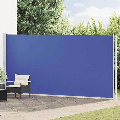 vidaXL Uvlačiva bočna tenda za terasu 200 x 600 cm plava Cijene