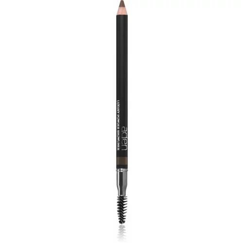 Aden Cosmetics Luxury Eyebrow Liner svinčnik za oči s krtačko odtenek Dark Brown 1 g