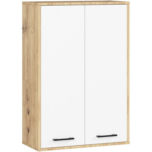 AKORD Fin Viseča Kopalni&scaron;ka Omarica, 2 Vrata, Hrast Artisan/Bela, (5000332644) Cene