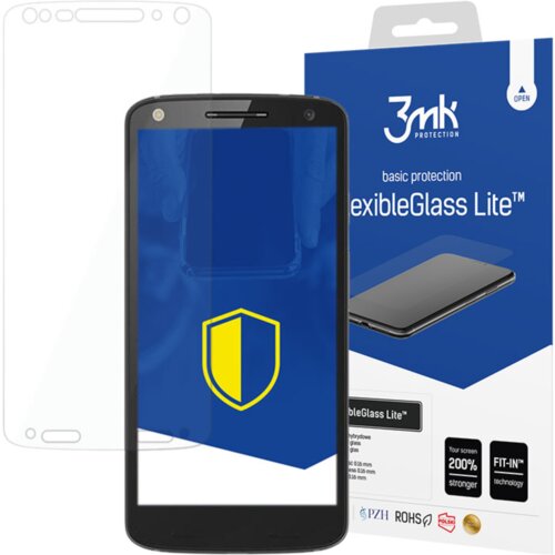3mk MOTOROLA MOTO X FORCE KALJENO STEKLO FLEXIBLEGLASS LITE ZA TELEFON, (22000861) Slike