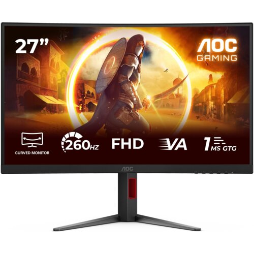 AOC G4 C27G4Z2 računalni monitor 68,6 cm (27") 1920 x 1080 pikseli Full HD LCD Crno, Crveno Cijene