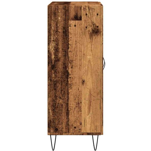 VidaXL Komoda boja starog drva 69,5x34x90 cm konstruiranog drva Slike