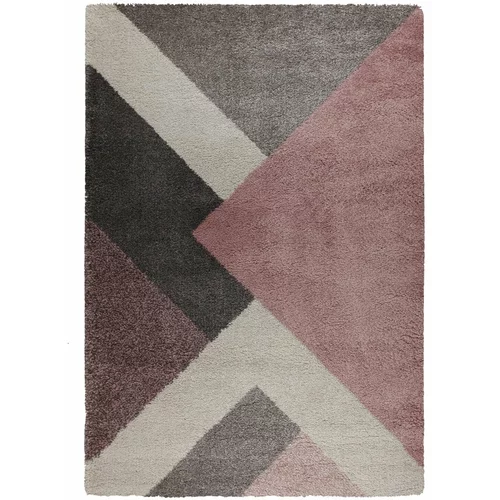 Flair Rugs ružičasto-sivi tepih Zula, 160 x 230 cm