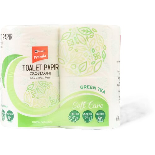Maxi toalet papir 4/1 3sl green tea Cene