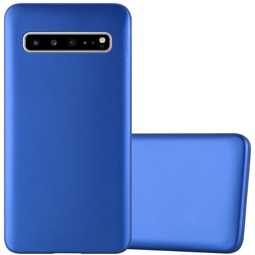 Cadorabo Case, združljiv s Samsungom v kovinsko modri - za&amp;scaron;čitni pokrov, narejen iz fleksibilnega silikona TPU, (20586936) Slike