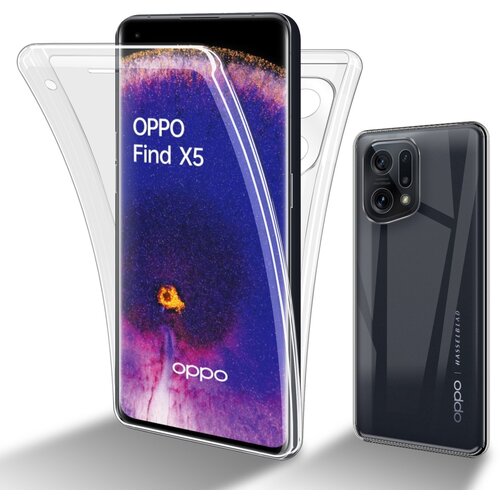 Cadorabo združljiv z OPPO v prozorni 360&deg; za&scaron;čitni pokrov celotnega telesa - za&scaron;čita spredaj in hrbta, vsestranska za&scaron;čita z za&scaron;čitnim zaslonom, (20592044) Cene