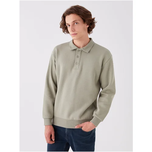 LC Waikiki Polo Neck Long Sleeve Men's Sweatshirt