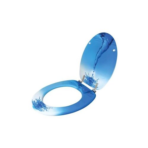  LAGUNA WC daska, lakirani medijapan, dezen WATER, Inox ša DKSK523 Cene